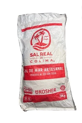 Colima Coarse Sea Salt 105oz (3kg)–Sal Marina Gruesa Kosher|Natural Mexican Salt - Image 1 of 4