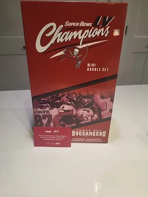 Tampa Bay Buccaneers Super Bowl LV CHAMPIONS MINI JUEGO BOBBLEHEAD/360 TOM BRADY Foto 1 de 4