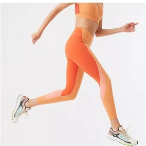 Outdoor Voices Leggings XS Orange Zoom 7/8 Athletic Sunstone Paprika Peach NEU - Bild 1 von 11