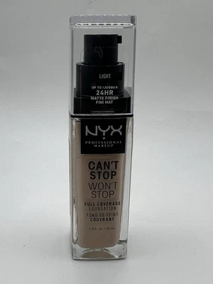 NYX PROFESSIONAL MAKEUP Can't Stop Won't Stop Foundation Light Porcelain Matte - Image 1 of 4