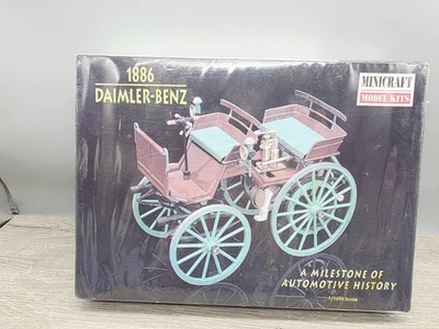 New 1886 Daimler-Benz Model Kit  Minicraft 1/16 Scale Motorcar History Sealed - Image 1 of 4