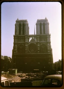 5x 35mm Diapositivas Francia París Chartres Notre Dame Catedral Sena 1965 - Imagen 1 de 6