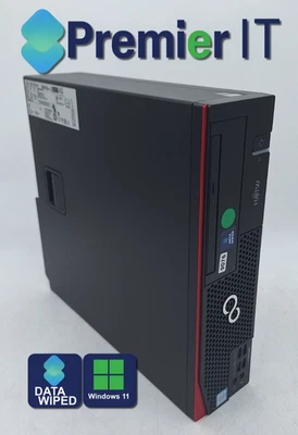 Fujitsu ESPRIMO D556 SFF Desktop - Intel Core i3-6100 8GB RAM + 500GB HDD - Image 1 of 4