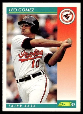 1992 Score #240 Leo Gomez - Image 1 of 2
