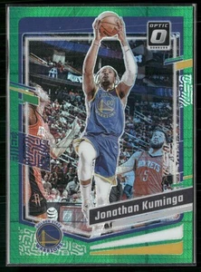 2023-24 Donruss Optic #143 Jonathan Kuminga Hyper Green - Picture 1 of 2