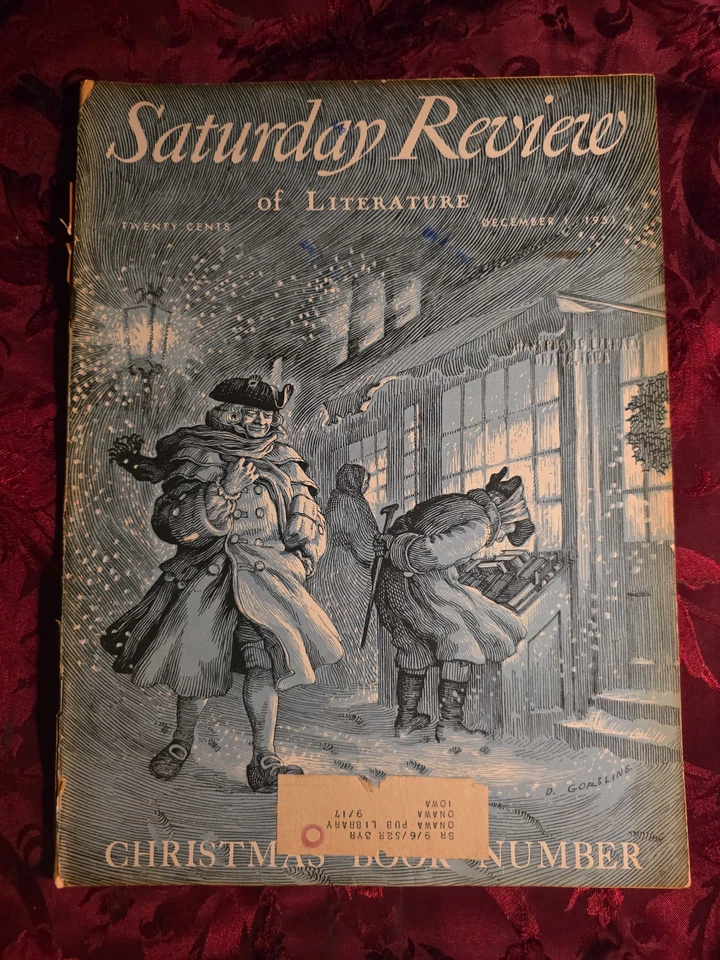 Saturday Review December 1 1951 PAR LAGERKVIST VAN WYCK BROOKS - Image 1 of 1
