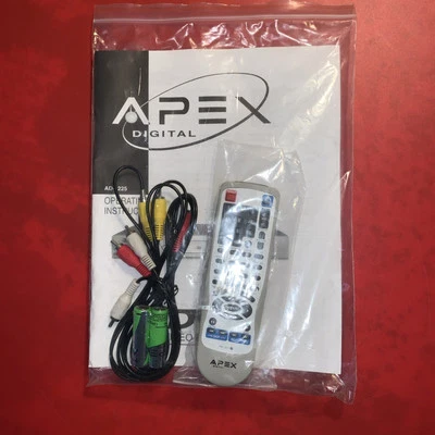 Apex Digital RM-1225 Remote Control Manual/Instructions Kit Original - Image 1 of 3