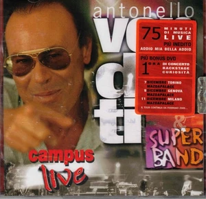 Campus Live by Antonello Venditti & Super Band (CD+DVD, 2004) Italian Singer/NEW - Picture 1 of 1