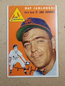 1954 Topps Set-Break # 26 Ray Jablonski VG Crease - Picture 1 of 2