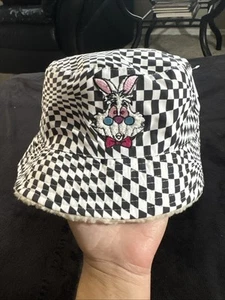 Disney Parks Alice In Wonderland Rabbit Checkered Bucket Adult Hat NWT - Picture 1 of 5