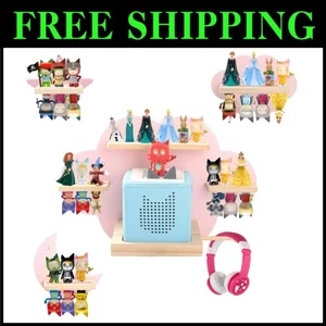 Toniebox Magnetisches Holzregal - Rosa Set - Bild 1 von 9