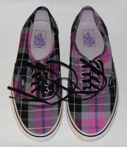 Vans Größe 9,5 M HERREN lila kariert 11 M DAMEN  - Bild 1 von 3
