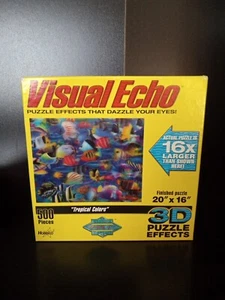 Visual Echo - TROPICAL COLORS - 500 Piece - 20x16 inch 3D FISH Puzzle ~ Trl8#13 - Picture 1 of 3