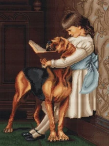 Luca-s Counted Cross Stitch Kit Hour Of Education BU429 - Picture 1 of 6