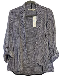 Soft Surroundings Large Open Front Warwick Topper Rolled Sleeve Sweater NWT - Picture 1 of 10