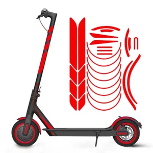 1 Set Electric Scooter Reflective Sticker for Xiaomi M365 PRO for Ninebot Max G3 - Picture 1 of 11