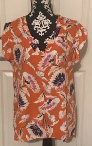 Label Rachel Roy geblümte Chiffon Bluse Gr. L Neu mit Etikett - Bild 1 von 3
