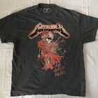 T-SHIRT HOMME ROCK METALLICA ''AND JUSTICE FOR ALL' GRANDE TAILLE US ORIGIN MERCH