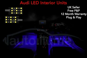 Audi A1 A3 A4 A5 A6 A7 TT R8 Q3 Q5 Q7 LED Glove Box Luggage Footwell Light Units - Picture 1 of 3