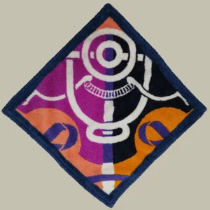 HERMES Paris Cotton Beach Towel Bath Mat Towel Purple 41×41cm Used from Japan - Picture 1 of 7