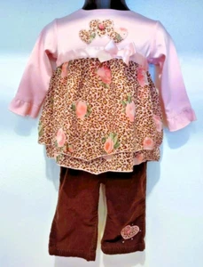 BabyQ  Top and Matching Pants Size 12 Months Excellent Preowned Condition - Picture 1 of 10