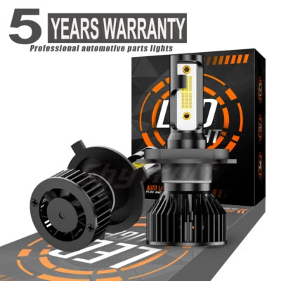 2x H4 9003 Truck LED Headlight Bulb For 2012-17 Mitsubishi Fuso Canter FE125 180 Foto 1 de 4