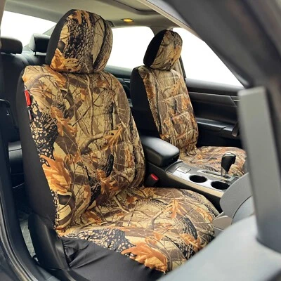 Juego de fundas de asiento de coche delanteras hojas amarillas camufladas para Lincoln Continental Foto 1 de 4