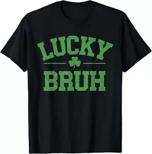 St Patricks Day shirts for Kids Bruh Women Boys Shamrock T-Shirt - Picture 1 of 5