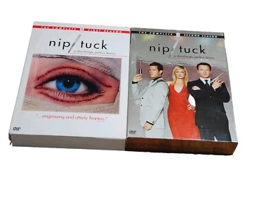 Nip Tuck Tv Series Seasons 1 & 2 DVD Complete Sets Drama Warner Brothers  - Image 1 of 2