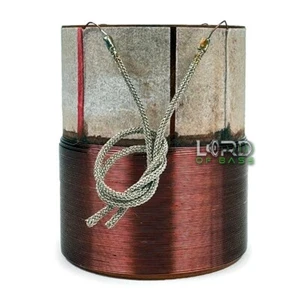Bobina de voz de 2,5" doble 4 ohmios 4 capas cobre con cables subwoofer piezas de altavoz - Imagen 1 de 6