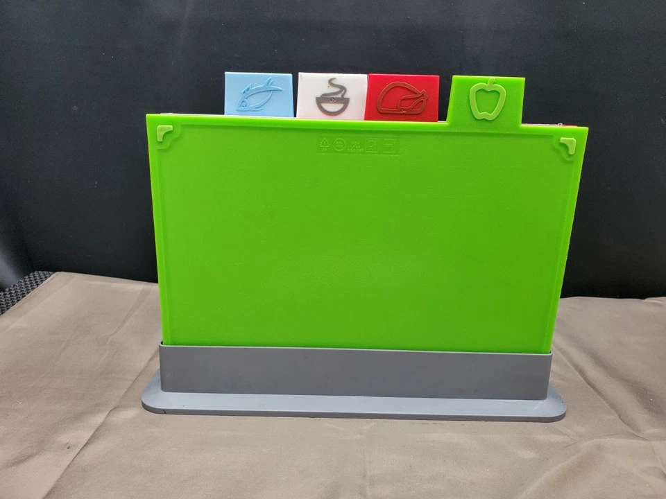 Chopping Board Set for KitchenSet of 4 Small Cutting Boards with Index Color - Image 1 of 4