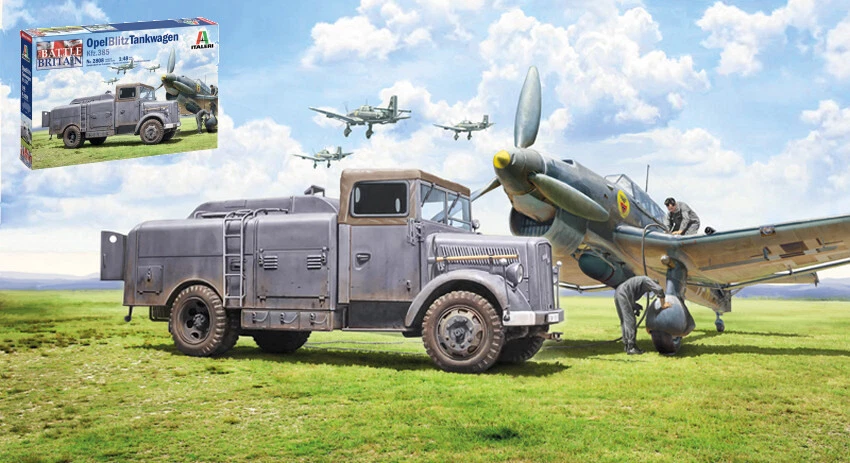 Italeri OPEL BLITZ TANKWAGEN KFZ.385 BATTLE OF BRITAIN 80th ANN.KIT 1:48 - Immagine 1 di 1