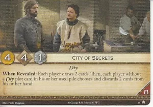 City of Secrets AGoT LCG 2.0 Game of Thrones At the Gates 19 - Picture 1 of 1