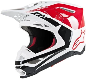 VENTA Casco Alpinestars Supertech M8 Motocross / Offroad, Blanco, Rojo, 2XL / XXL - Imagen 1 de 8