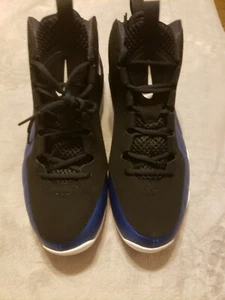 NEW Nike Air Max Mens WAVY AV8061-002 Basketball Shoes Blue Black Size 11.5 - Picture 1 of 4