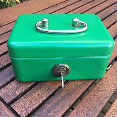Caja Fuerte Safe Box Small With Key Solid Iron • 17.25€