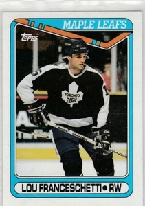 1990-91 topps #303 Lou Franceschetti RC MAPLE LEAFS - Picture 1 of 1
