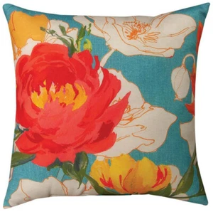 COVENTRY GARDEN INDOOR OUTDOOR TEXTURED THROW PILLOW - 18" SQUARE - Picture 1 of 1