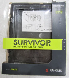 Griffin Survivor Armored Military Duty Case for iPad 2 Black GB02480 item 1189 - Picture 1 of 5