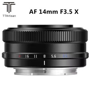 Lente TTArtisan AF 14 mm F3,5 enfoque automático APS-C Prime para Fujifilm Fuji montura X - Imagen 1 de 8