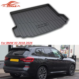 Alfombrilla de piso para maletero trasero TPO bandeja revestimiento de carga almohadilla antideslizante para BMW X3 G01 2018-2024 - Imagen 1 de 6