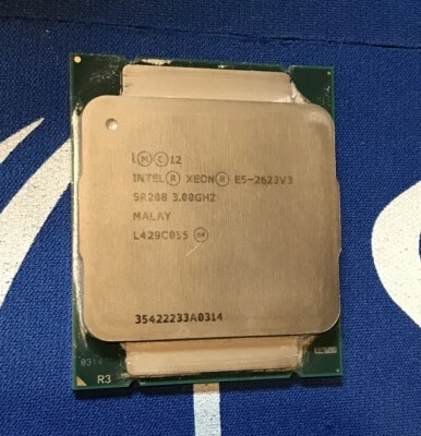 Intel Xeon E5-2623 V3 3.0GHz Quad Core Socket 2011 CPU Processor SR208 - Image 1 of 2