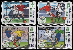 Salomoninseln 2006 - Mi-Nr. 1305-1308 ** - MNH - Fussball / Soccer - Picture 1 of 1