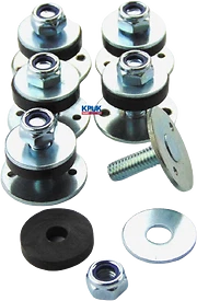 KPUK Kart Flush Floor Tray Fitting Kit Includes Black Rubber Washers Kart Parts UK