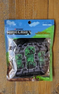 NUEVO ✹ Máscara facial Minecraft x3✹ CUBIERTA FACIAL OFICIAL no médica ✹ Niños reutilizable - Imagen 1 de 2