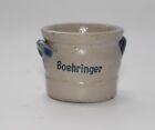 alter Steingut Miniatur Topf, Salzglasur, Fa. Boehringer #M243