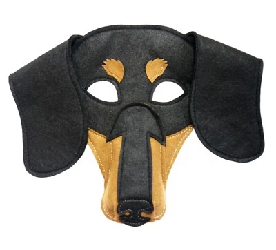 Halloween Mask Dachshund dog costume sausage dog child adult gift Fancy dress - Image 1 of 2