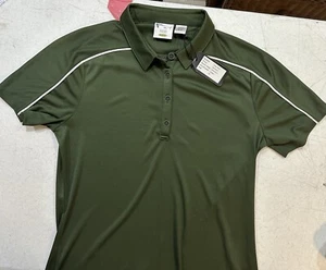 Camisa de golf Greg Norman PGA para damas verde oscuro Play Dry Throwback camisa de golf (M) - Imagen 1 de 4