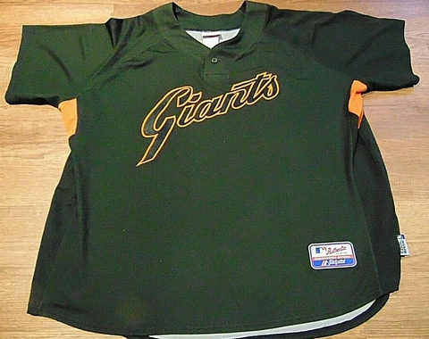 VINTAGE MAJESTIC AUTHENTIC MLB SAN FRANCISCO GIANTS SPRING TRAINING JERSEY 2XL Cover