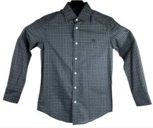 Neu mit Etikett Ralph Lauren besticktes Brustlogo Whitfield kariert Knopfleiste Langarm - Bild 1 von 8